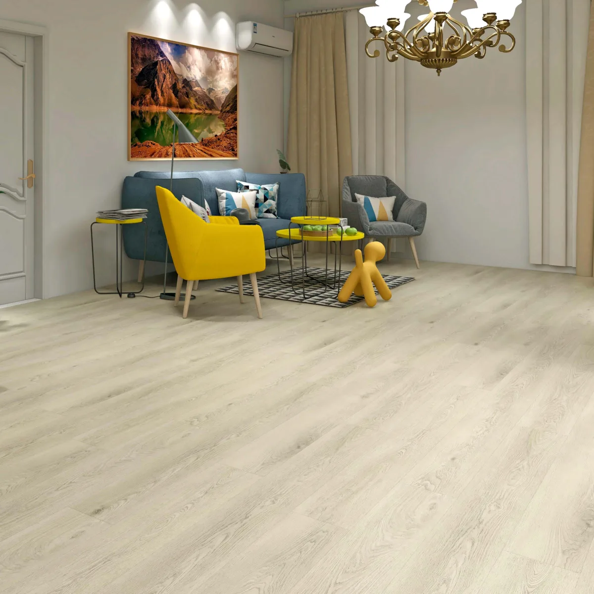 Greige Hydrowood Collection Flooring SPC CPF Floors Miami