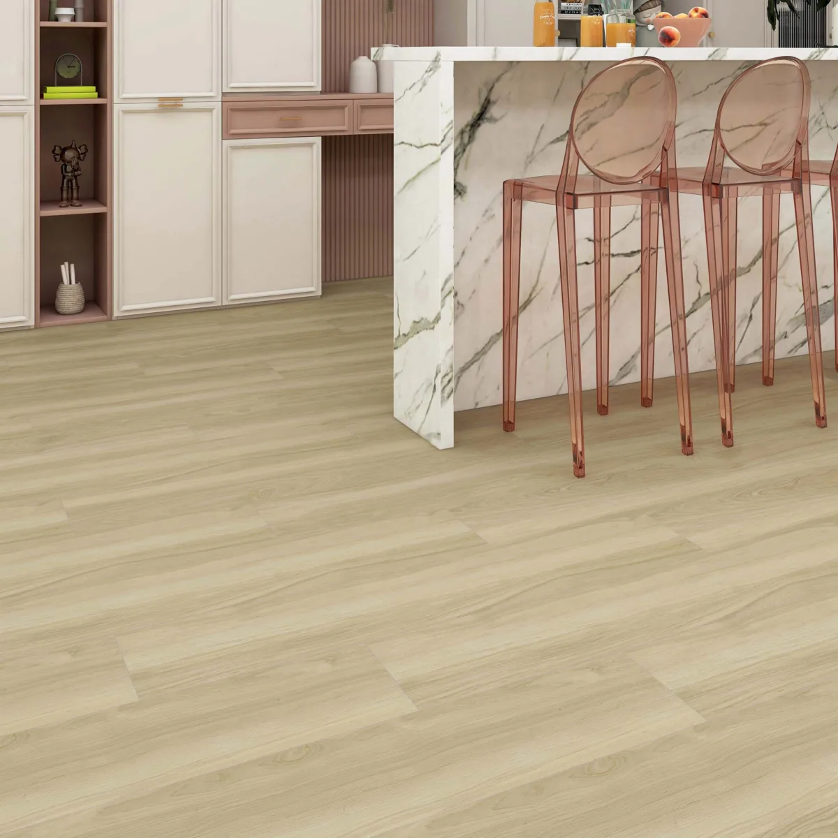 TAKEOFF SPC Flooring Brown color Project Collection Florida Miami