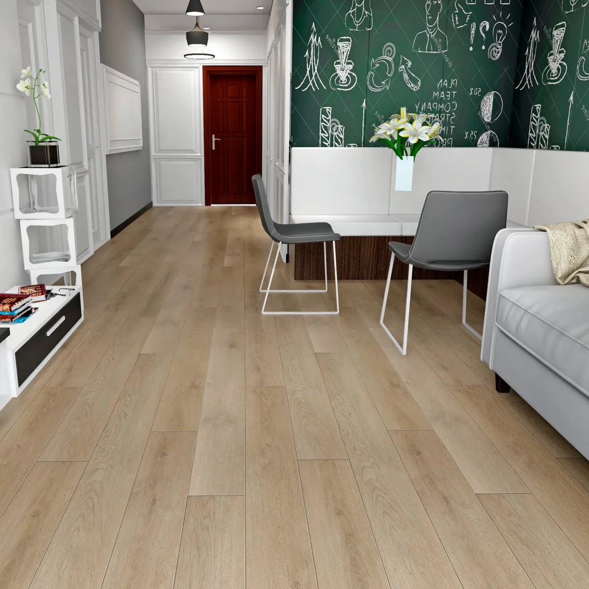 VALLEY-OAK Quick 48 Collection is a brand of luxury vinyl flooring that offers a variety of styles, colors